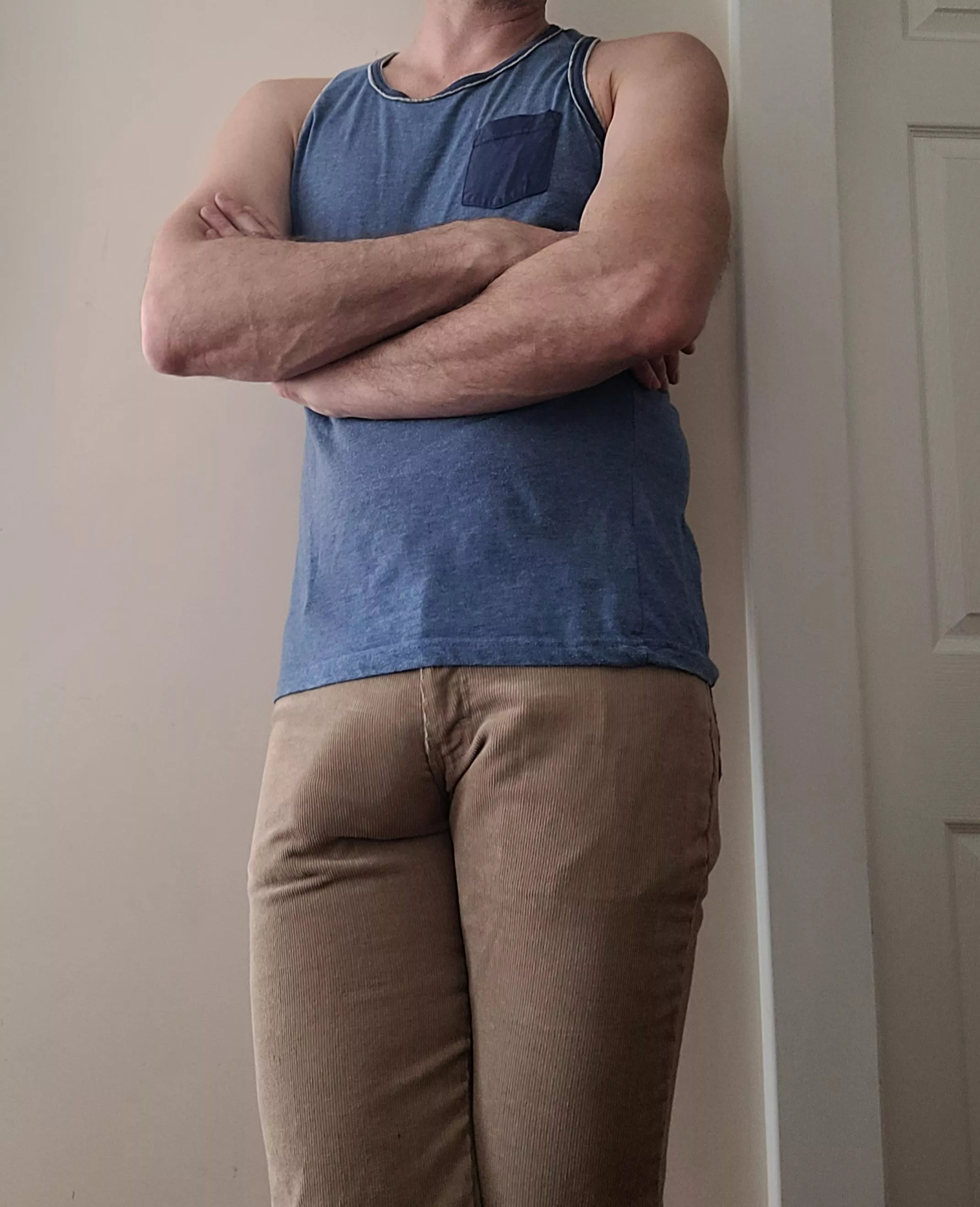 Back in my tightest cords