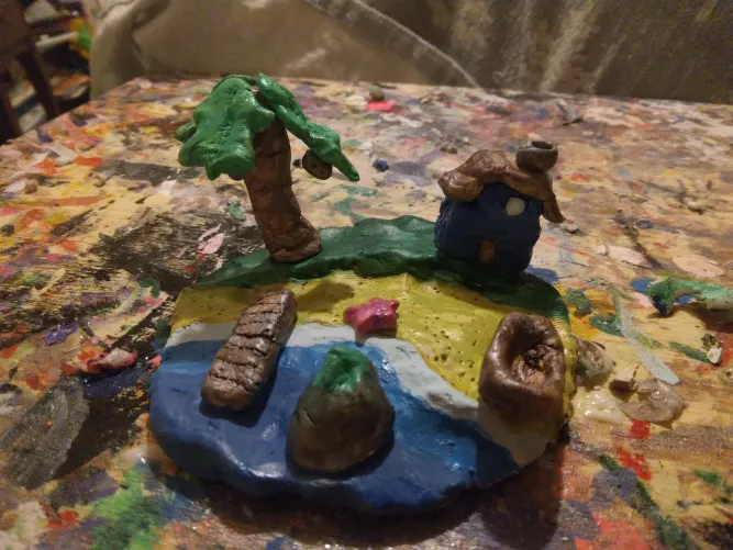 Beach House sculpture