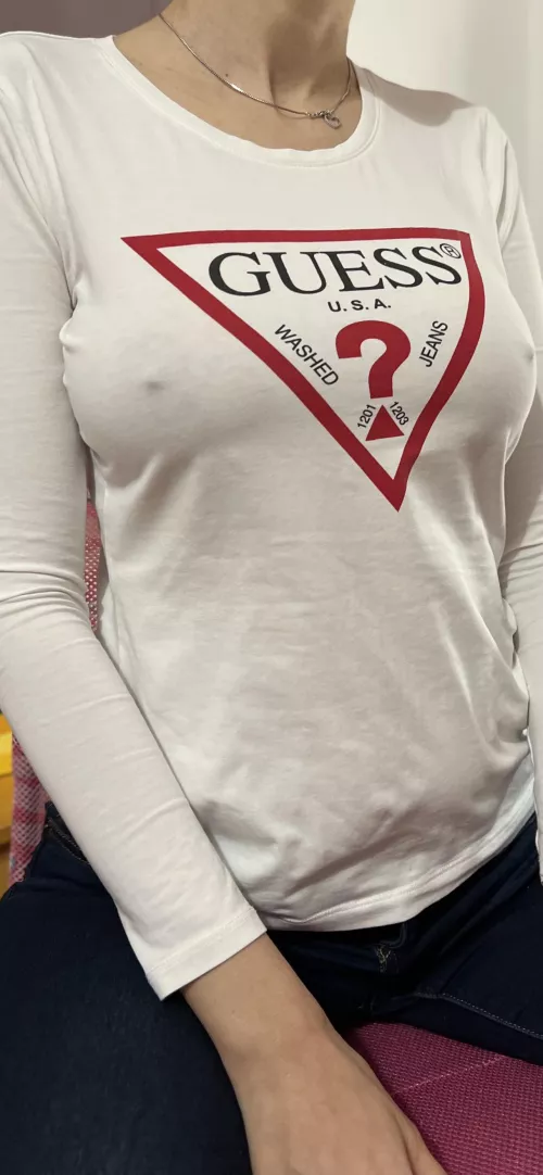 Been getting some stares at this Guess top today