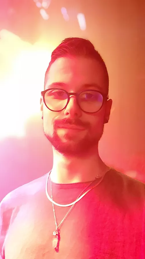 blurry photo from a blurry party night