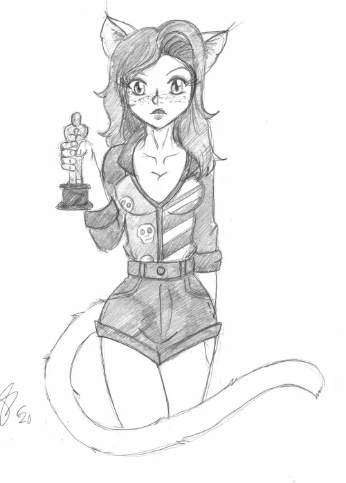 Catgirl Sarah Lynn by Escafa