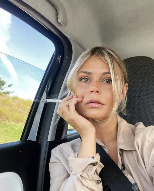 Cigarette in the car