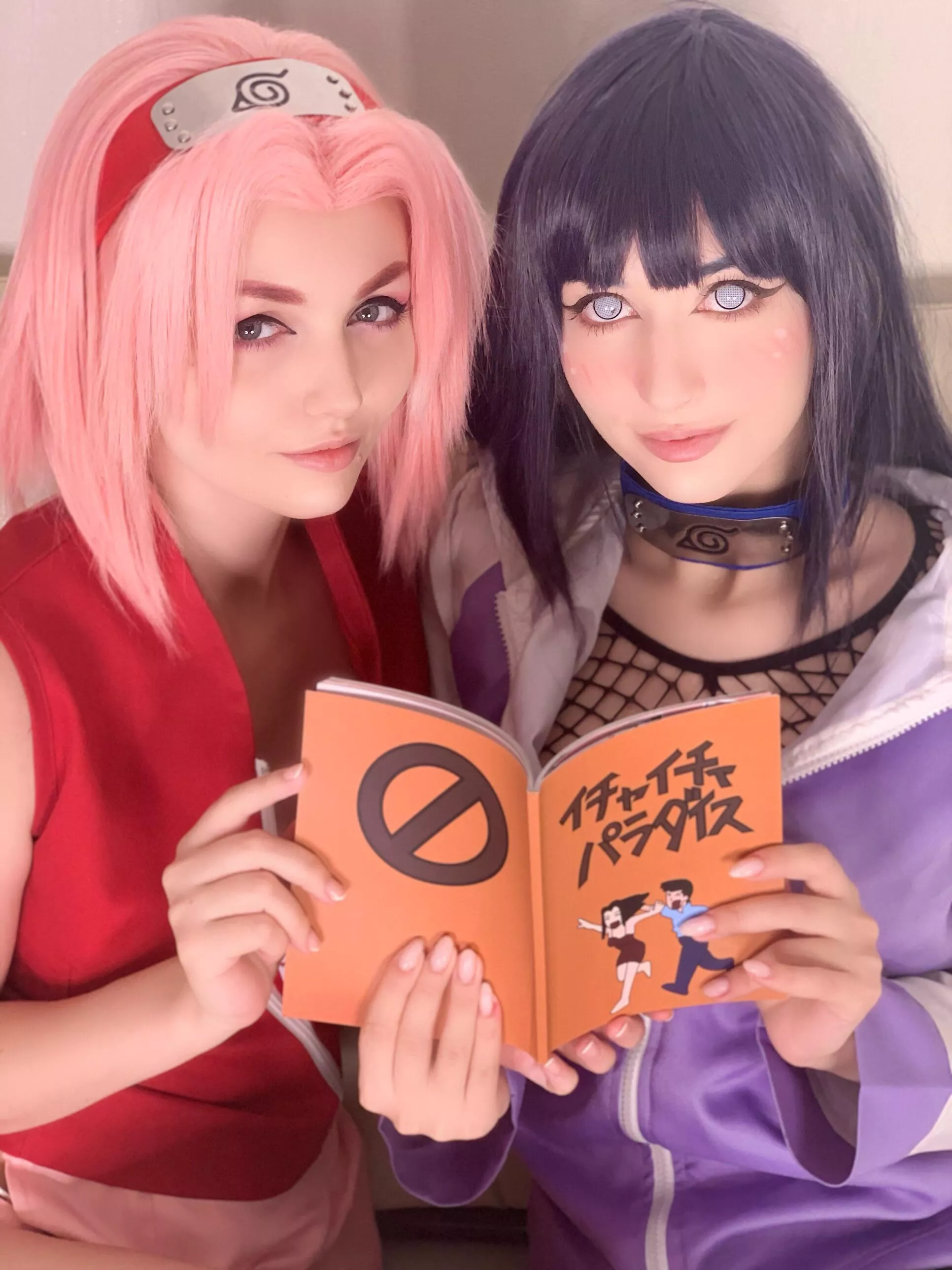 Hinata and Sakura from Naruto by Purple Bitch and Sia Siberia