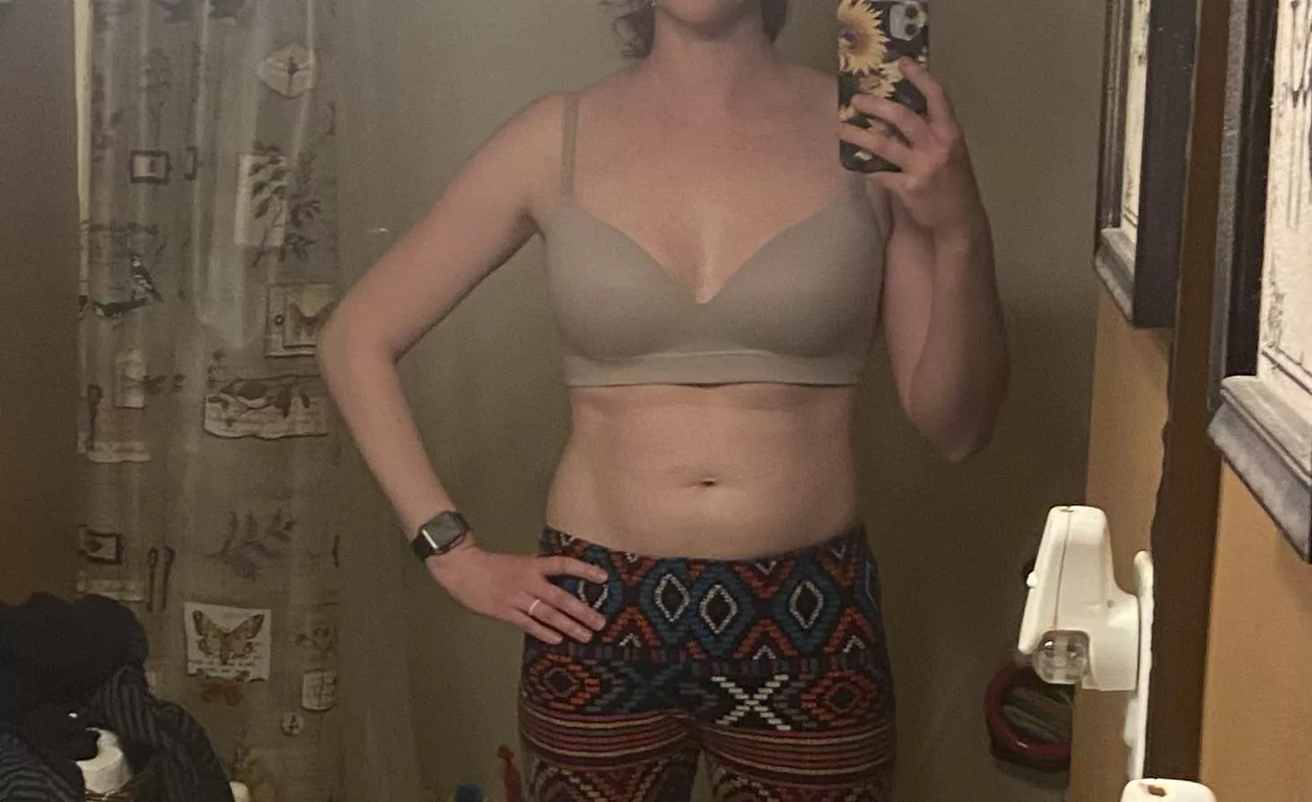 Honest answers! Nine months post baby and some body insecurities-Do my breasts suit my body or should they be bigger?