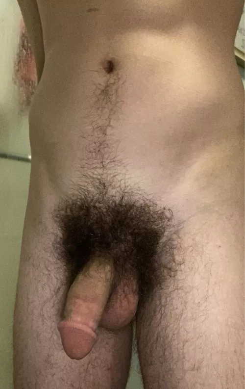 Hope you all enjoy my hairy dick this Monday morning!