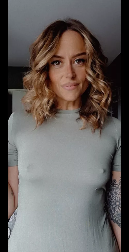 I go braless on days ending with a Y