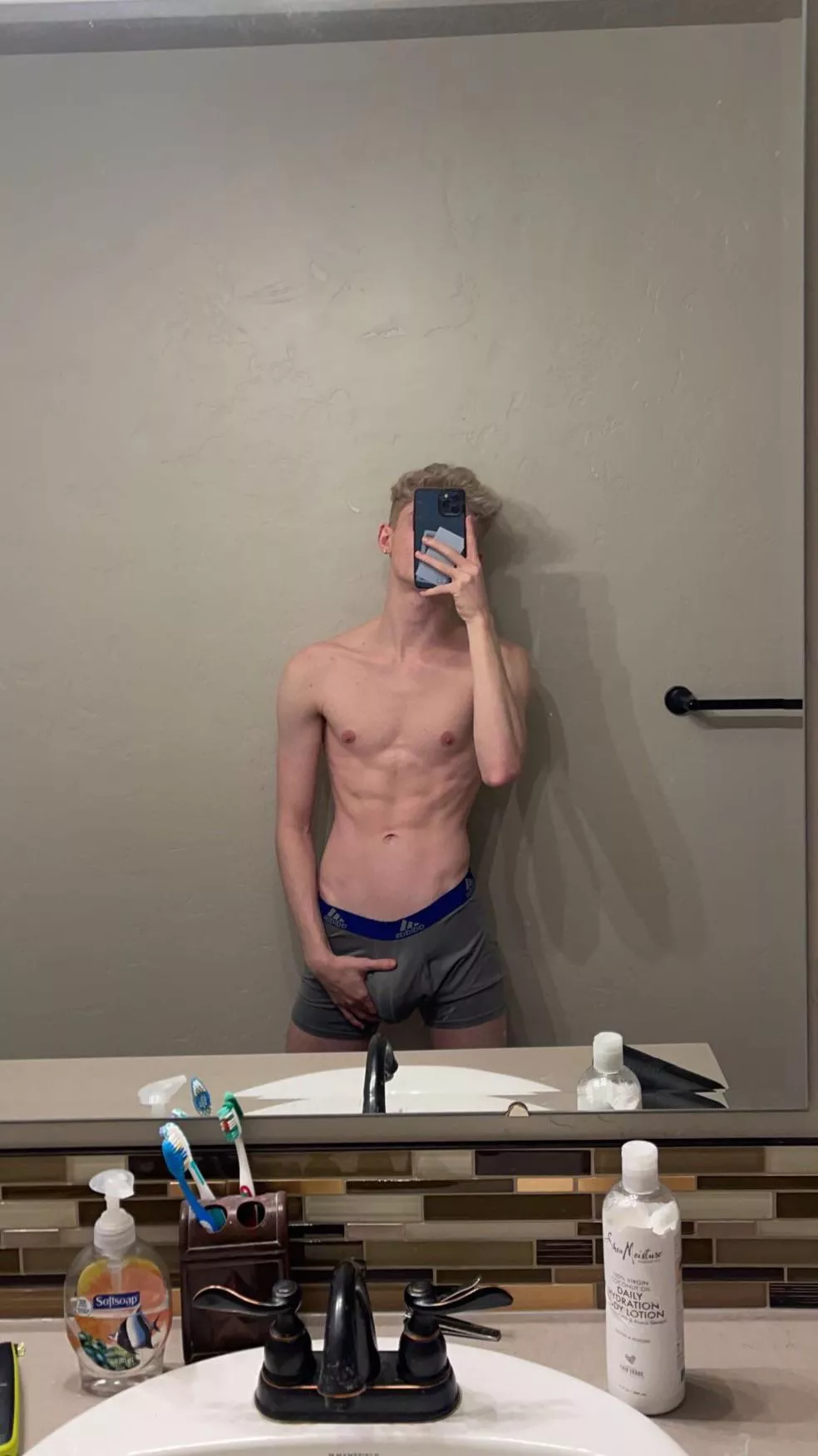 I just finished a workout and now I’m horny