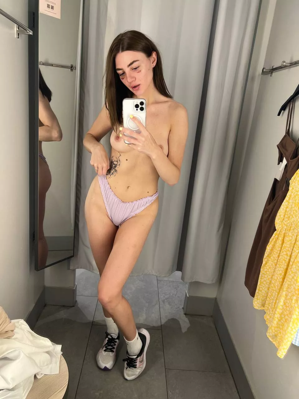 I think you prefer it when I'm naked