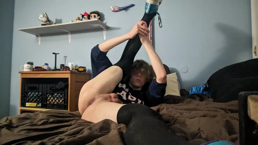 I'm just stretching I swear!