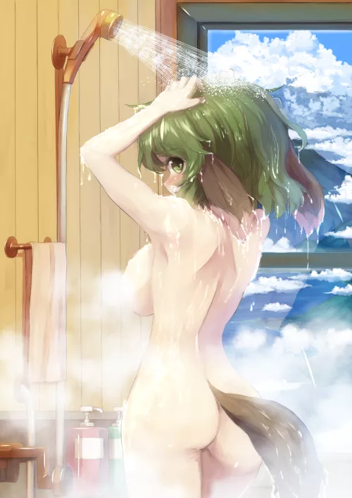 Kyouko in the shower