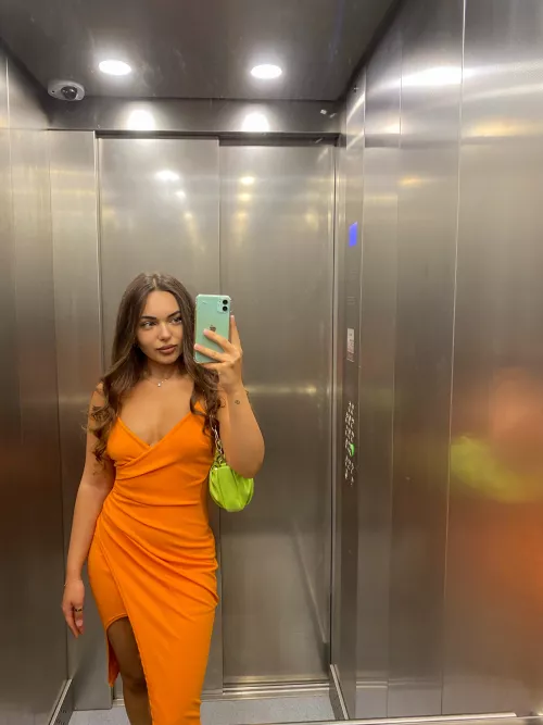 Literally a mirror selfie