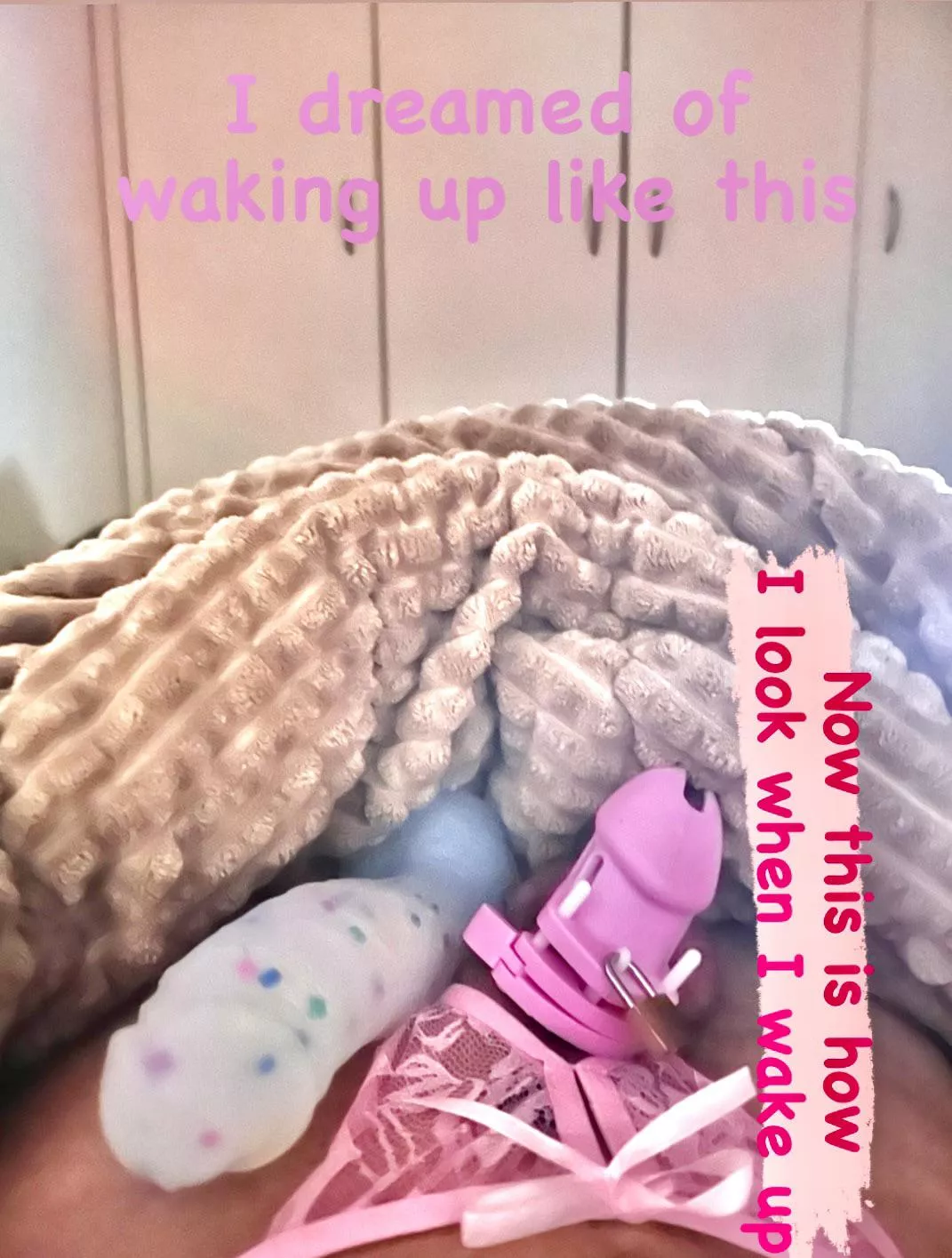 My first move to sissy world, “photo is mine” any supporters for my new life?