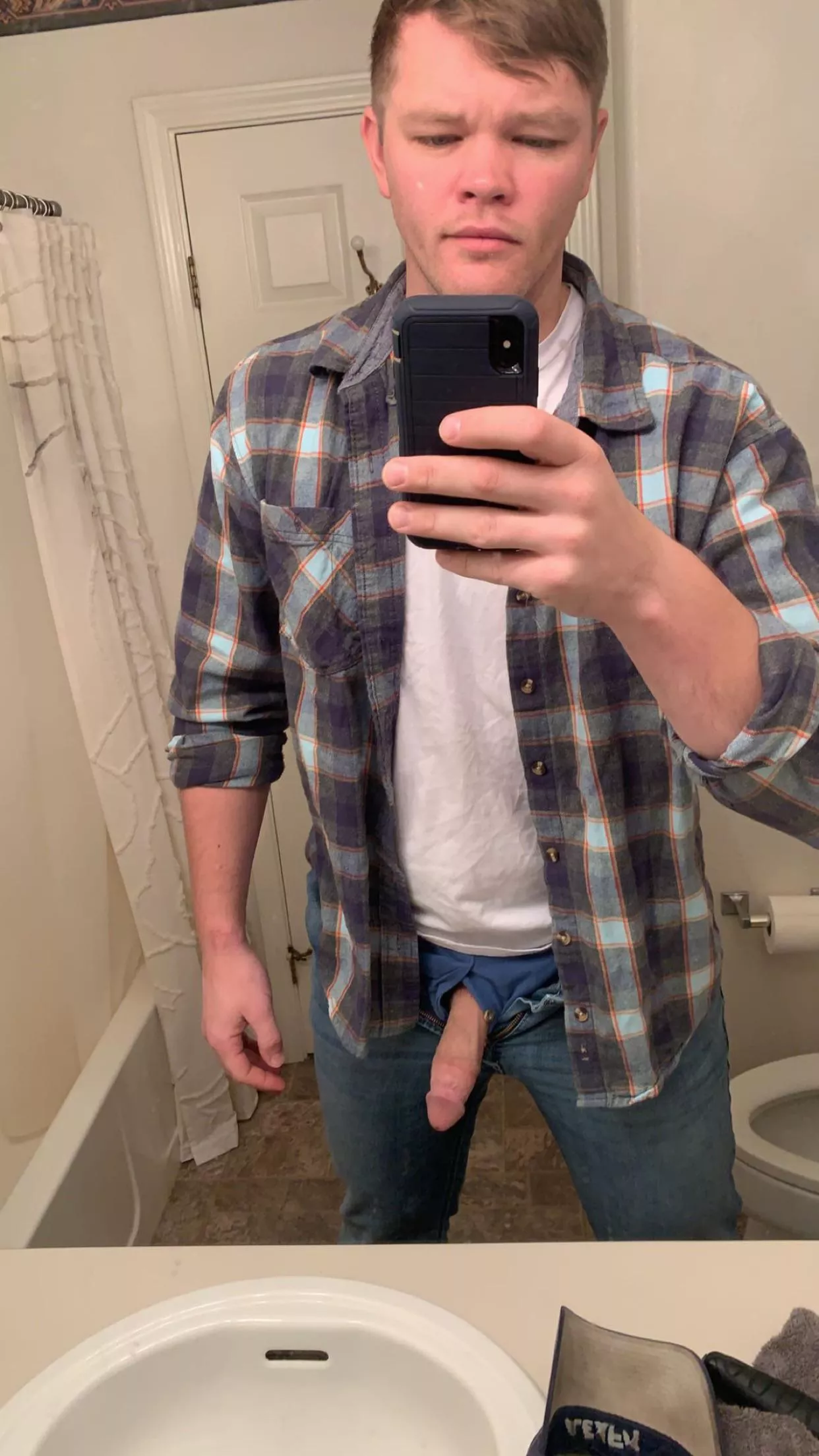 Straight…. Kinda bored.