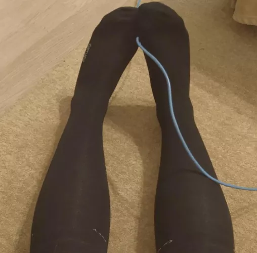 Sweet socks after morning gymnastic 🦶🏼