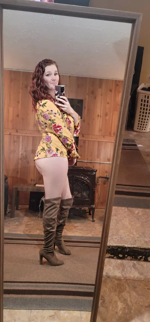 These boots go with everything i throw at them!