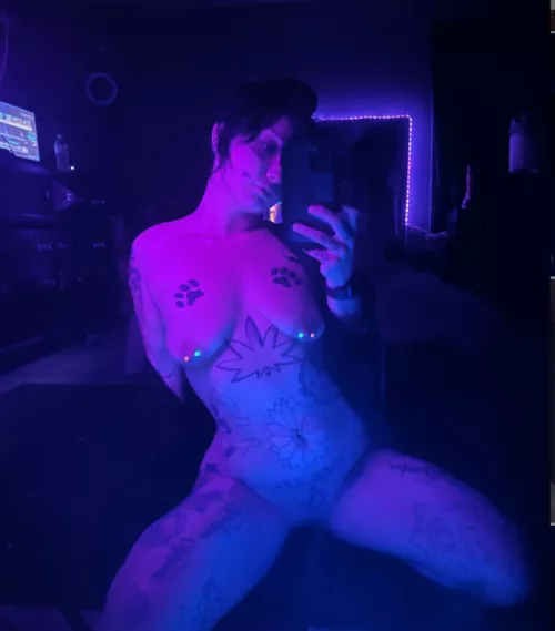 They glow when I'm horny