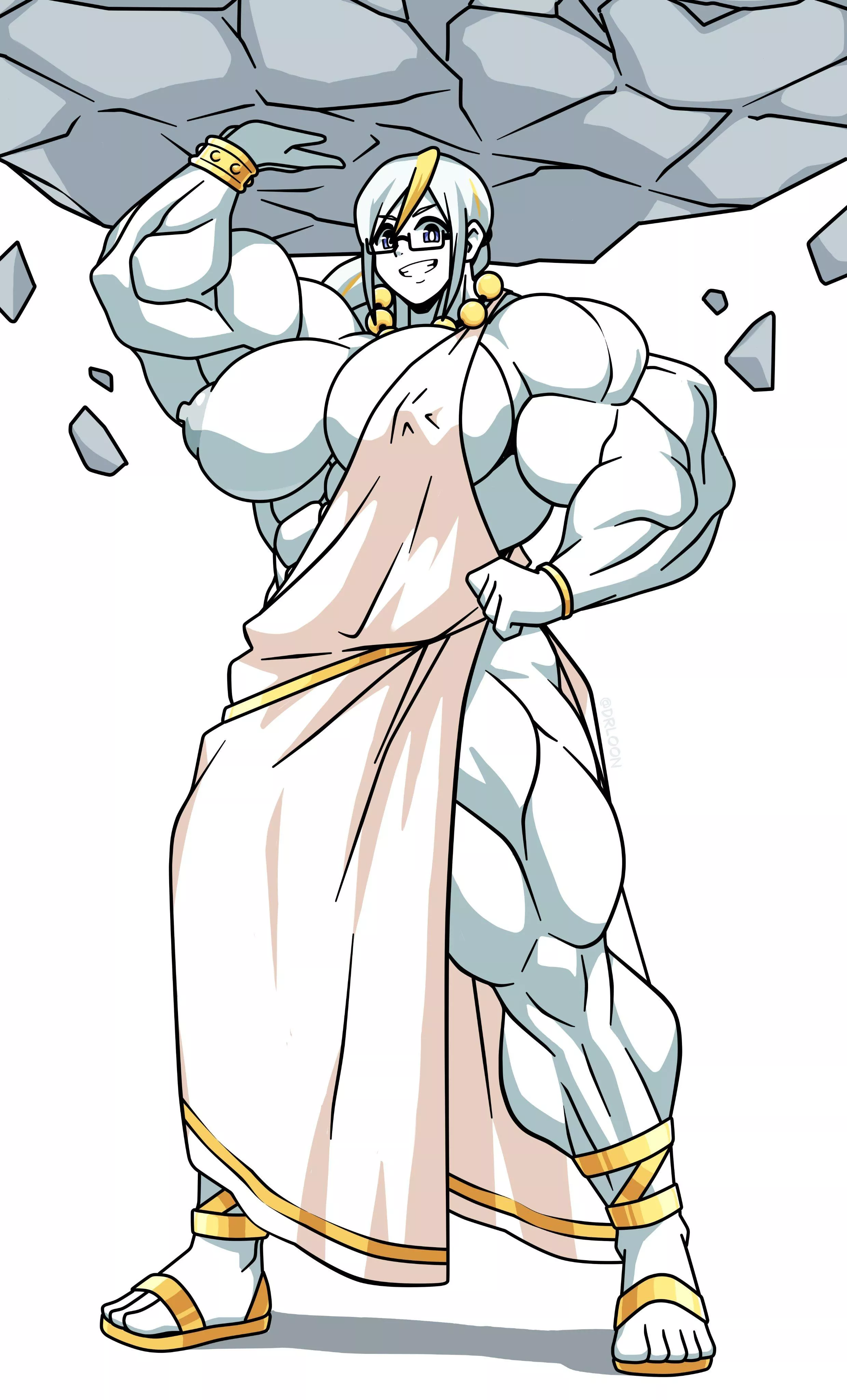 Ultimate Muscle Goddess (@Drloon_art) [@Nex_Tweets]