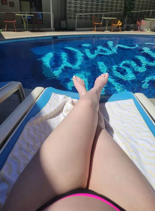 Would you spend the day by the pool with me?