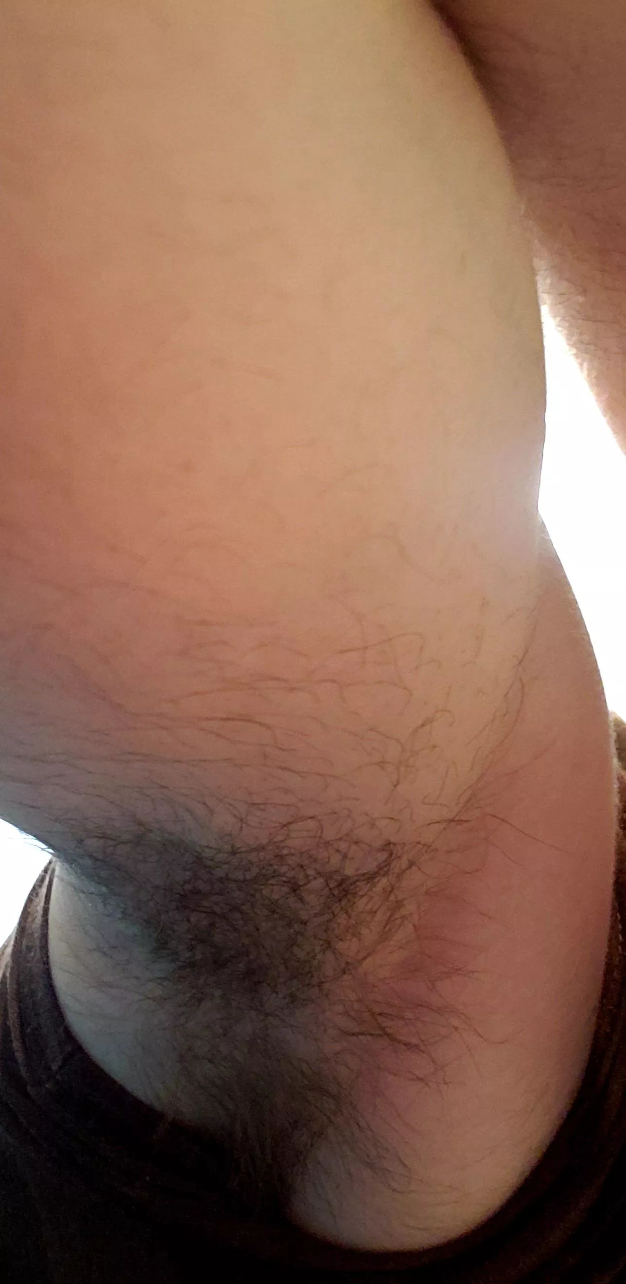 Alright bro, you lost the bet so you know the drill. Bring your face in...good. Now sniff...