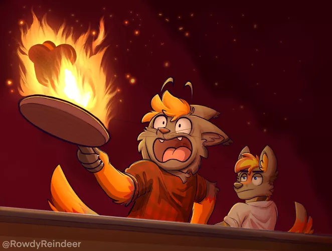 Burnt toast 🍞🔥 (art by me)