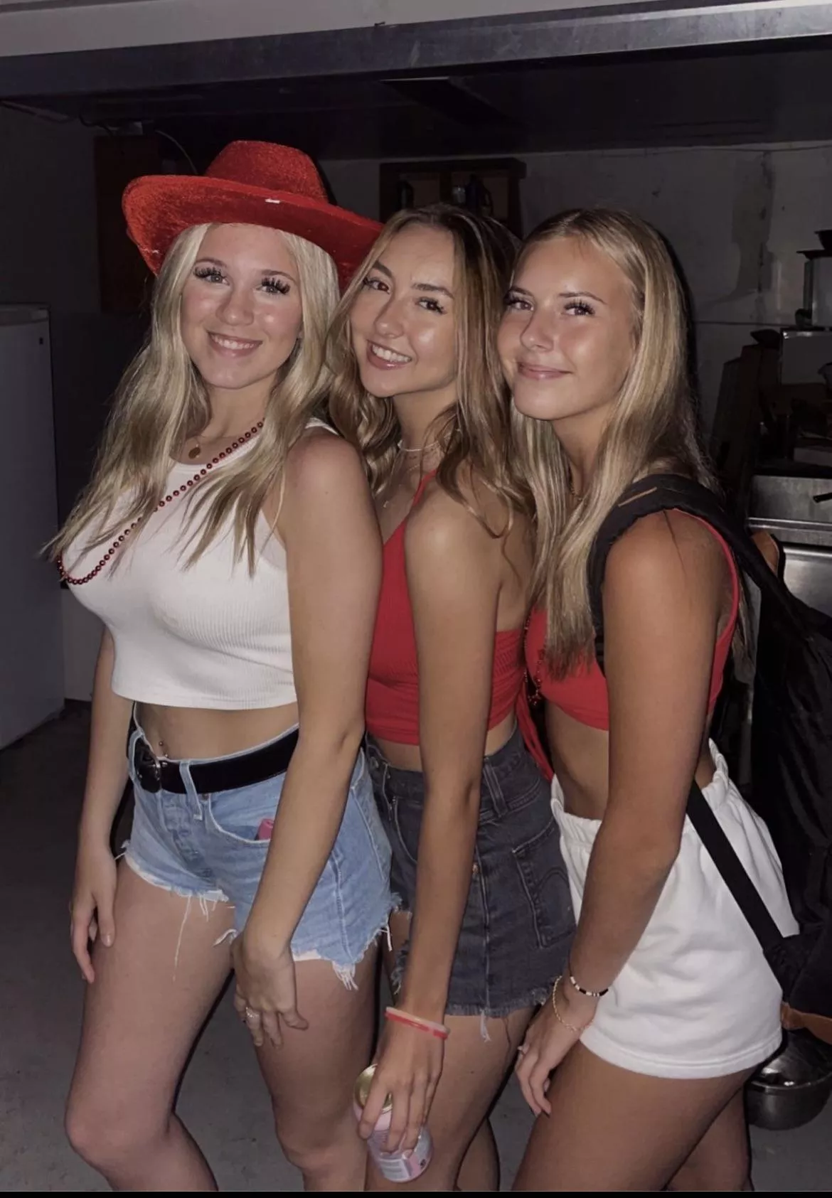 Crop tops and shorts