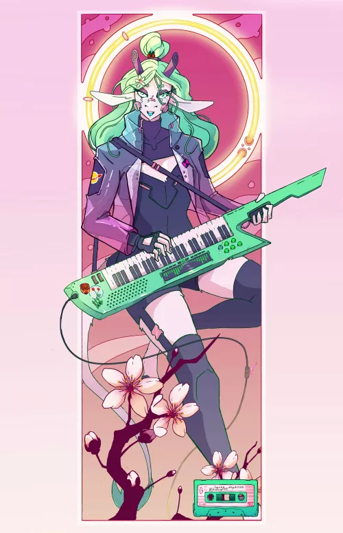 he's only somewhat good at keytar (by me)