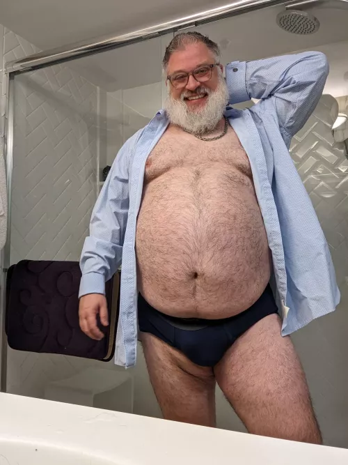 Hey there boy. Now that I'm home from work, we should unwind together