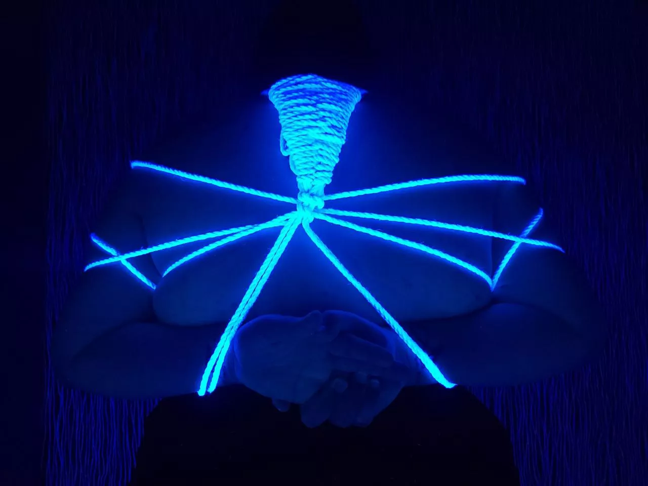 I got toped by a beautiful woman and She put me in a chest harness!