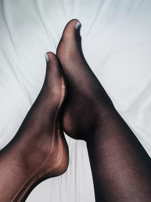 I snagged my Nylons! Who wants to finish ripping them off?