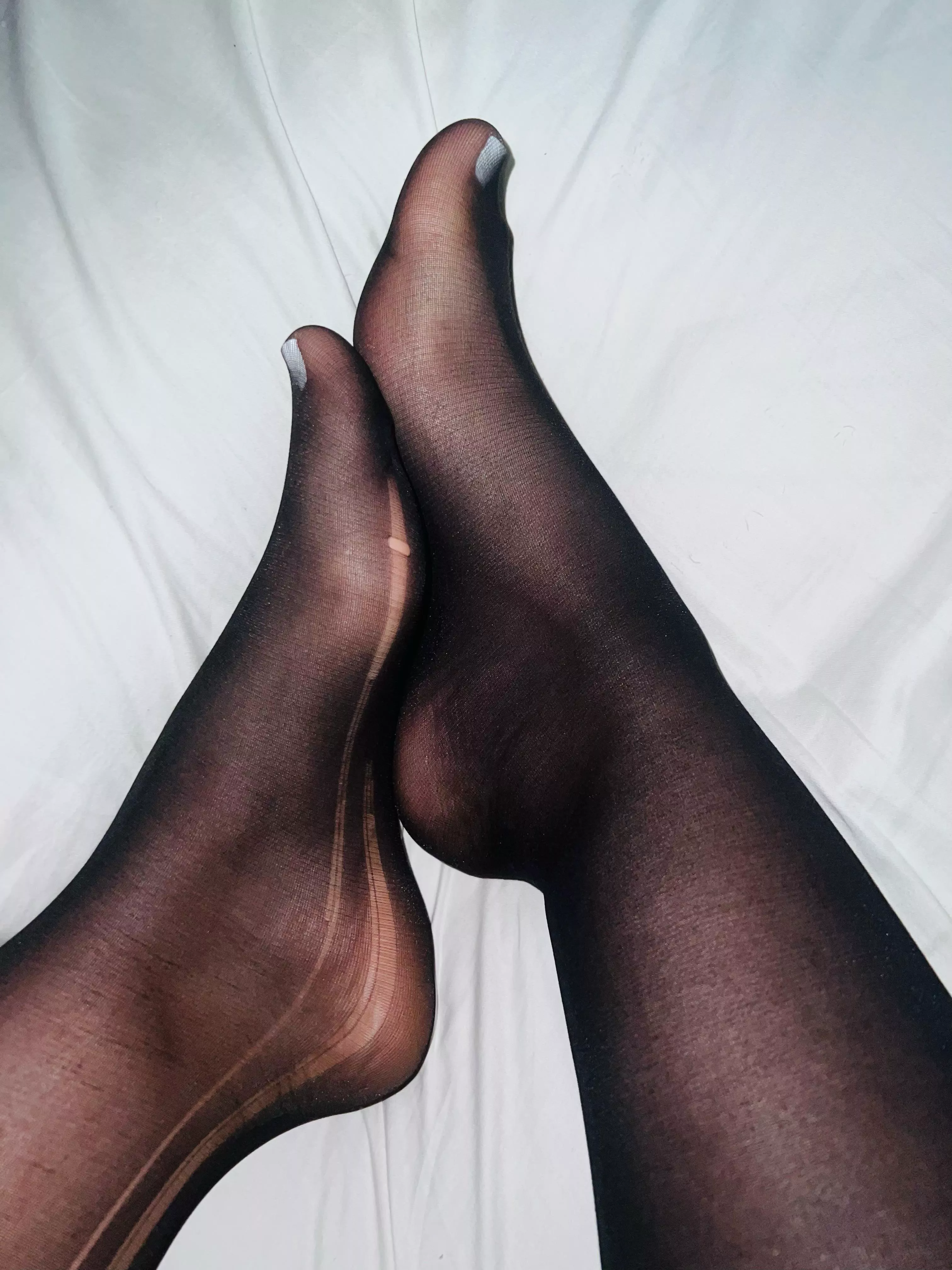 I snagged my Nylons! Who wants to finish ripping them off?