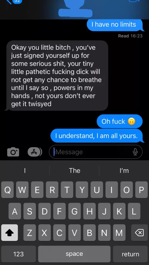 I think I fucked up..