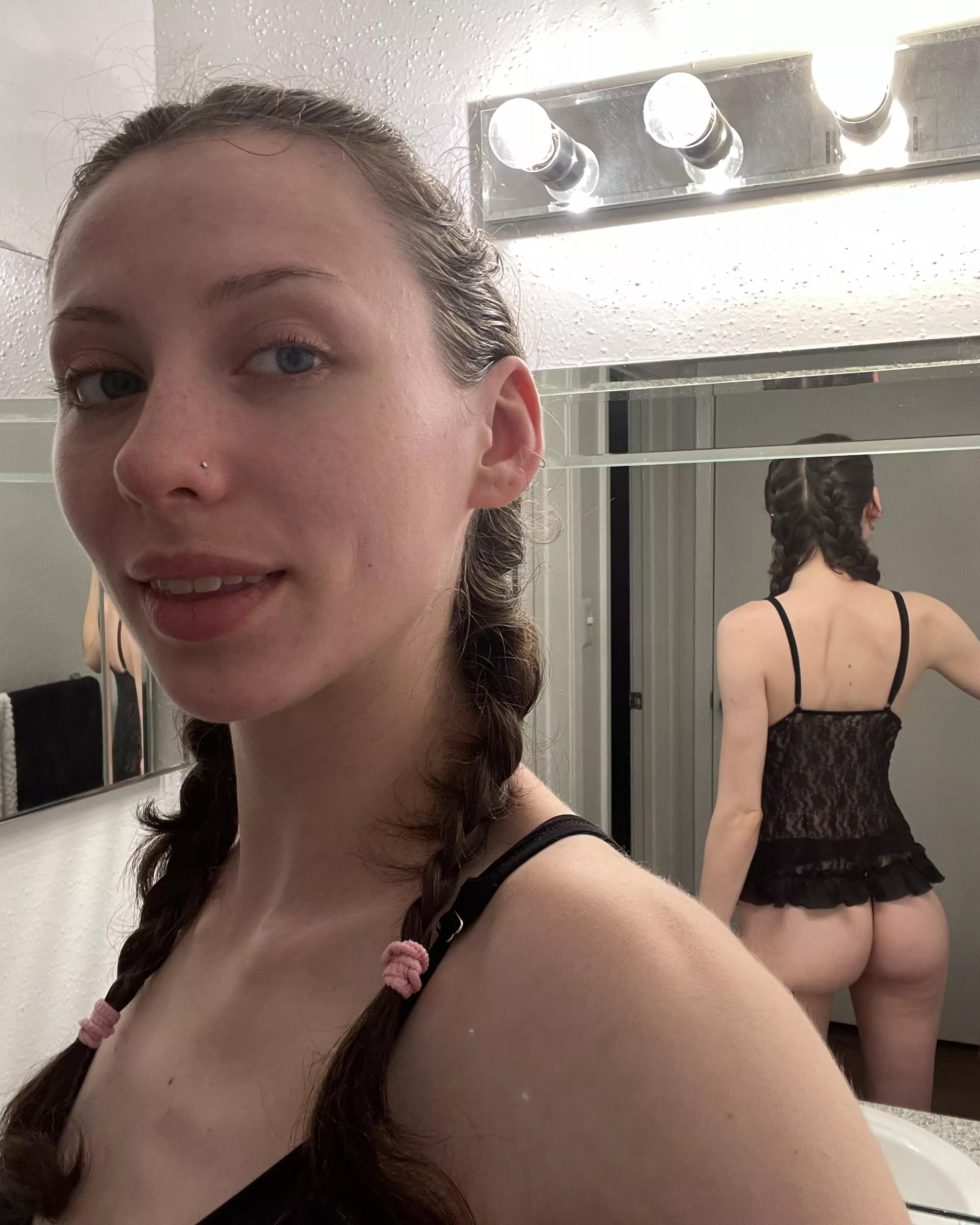 Not sure if it’s the way I’m standing… but one butt cheek looks significantly bigger than the other😂 [F]