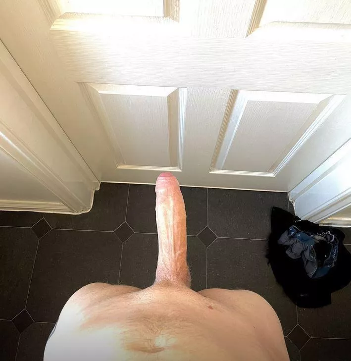open the door or i’ll cum through it
