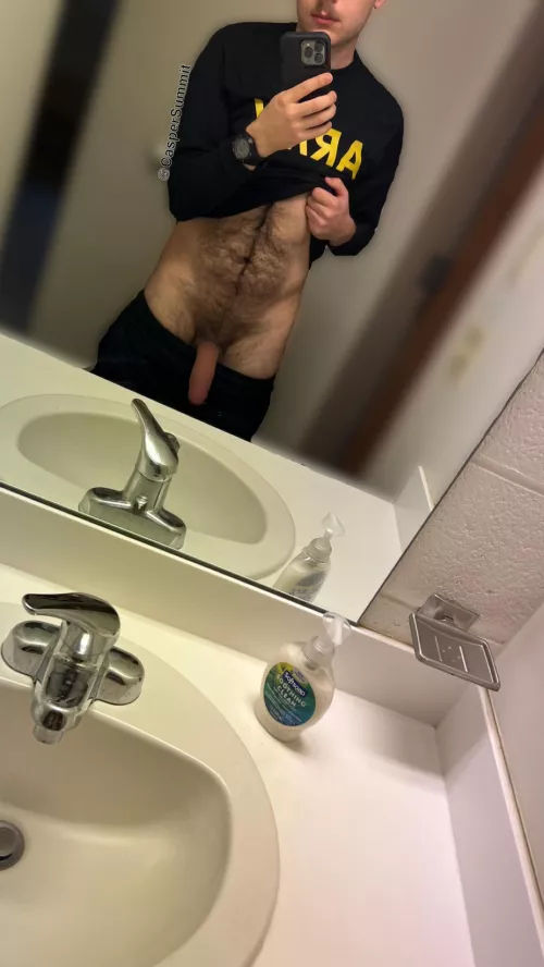 Peek-a-boo with a man in uniform