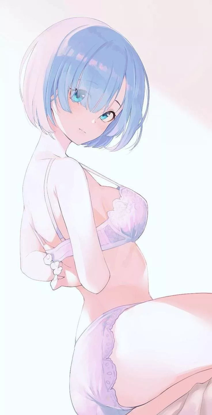 Rem undressing for you.