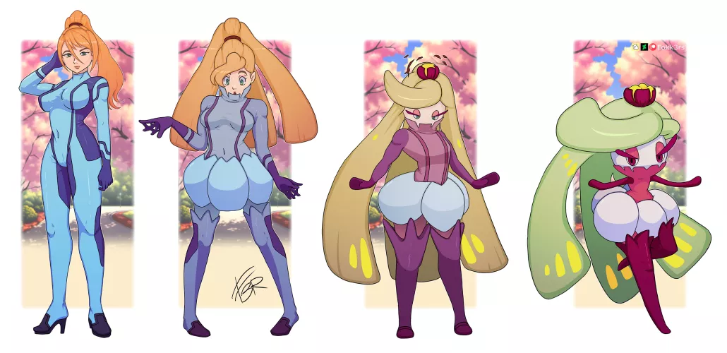 Samus to Tsareena by Fokk3rs