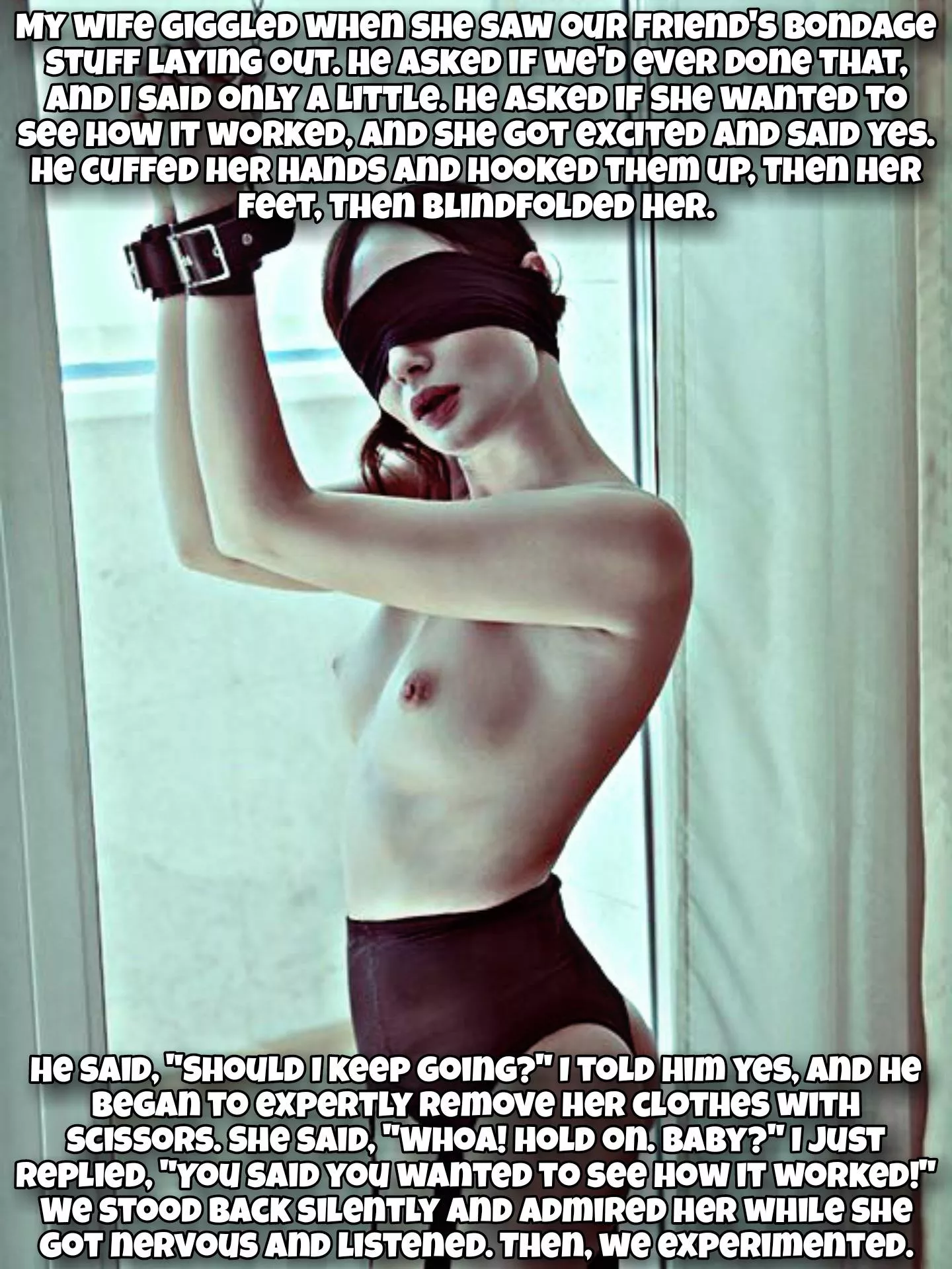 She wanted to see how it worked...