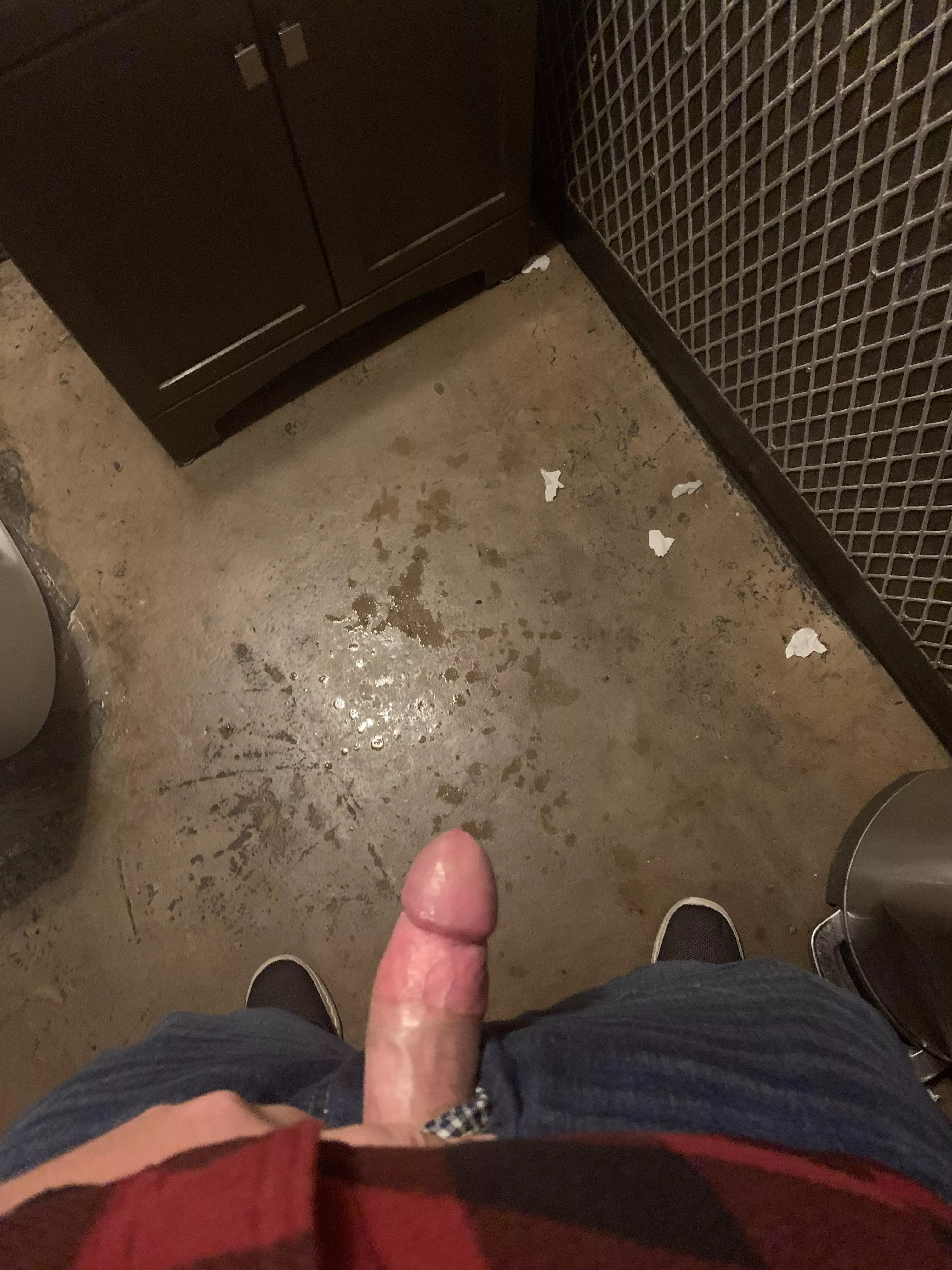 Sometimes I drink and get turned on (sorry for the dirty bar bathroom)