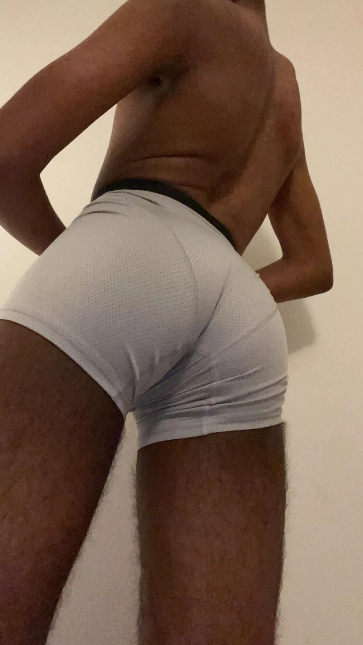 Sorry I’m not showing too much skin but you can imagine how hairy it is under here 😉