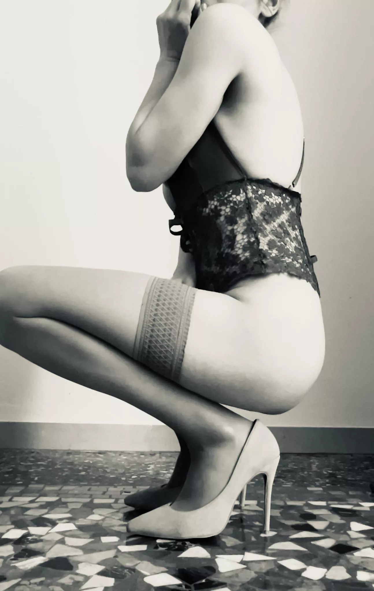 This is what I hide under my office suit 🖤🐇