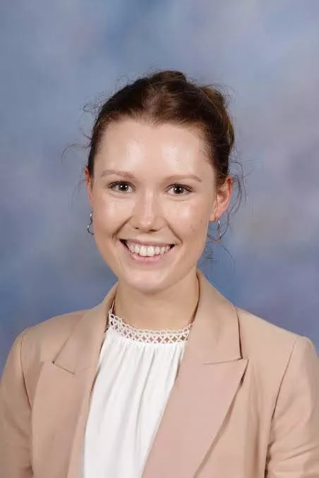 Tight red head teacher