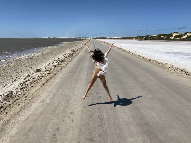 Trying to make an exiting jump picture is hard...