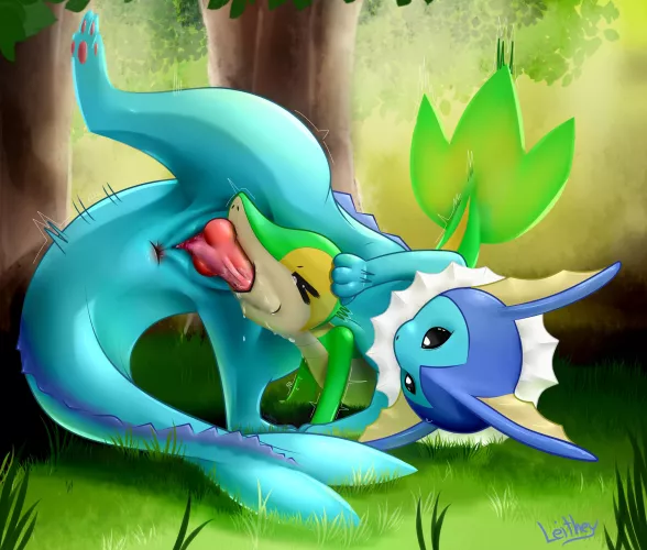Vaporeon's newest catch [MM] (Leithey)