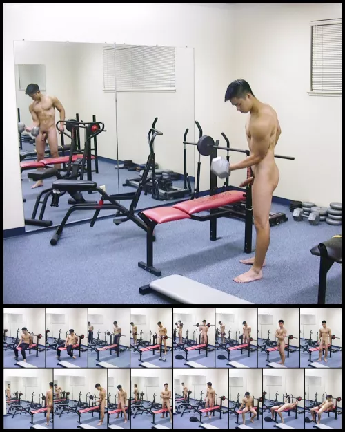 We had this hotel gym to ourselves, until the maid came in.