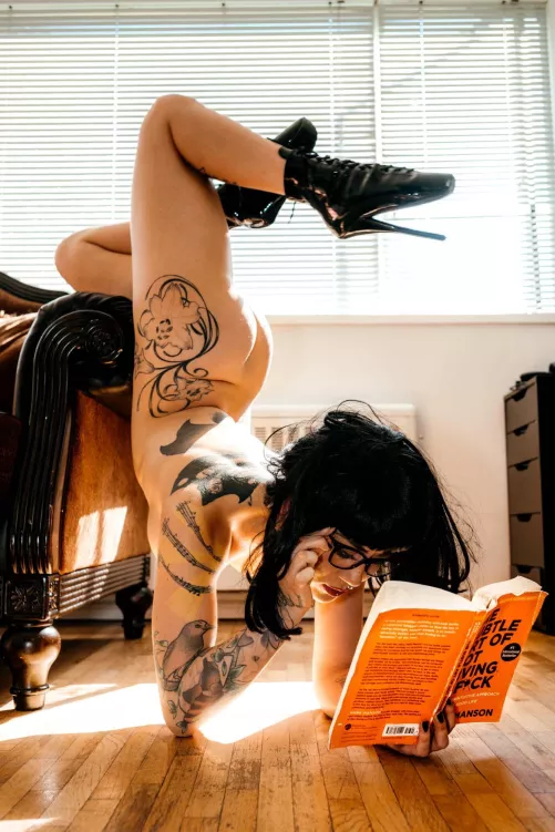 You walk into your living room and catch me like this - what’s your next move?