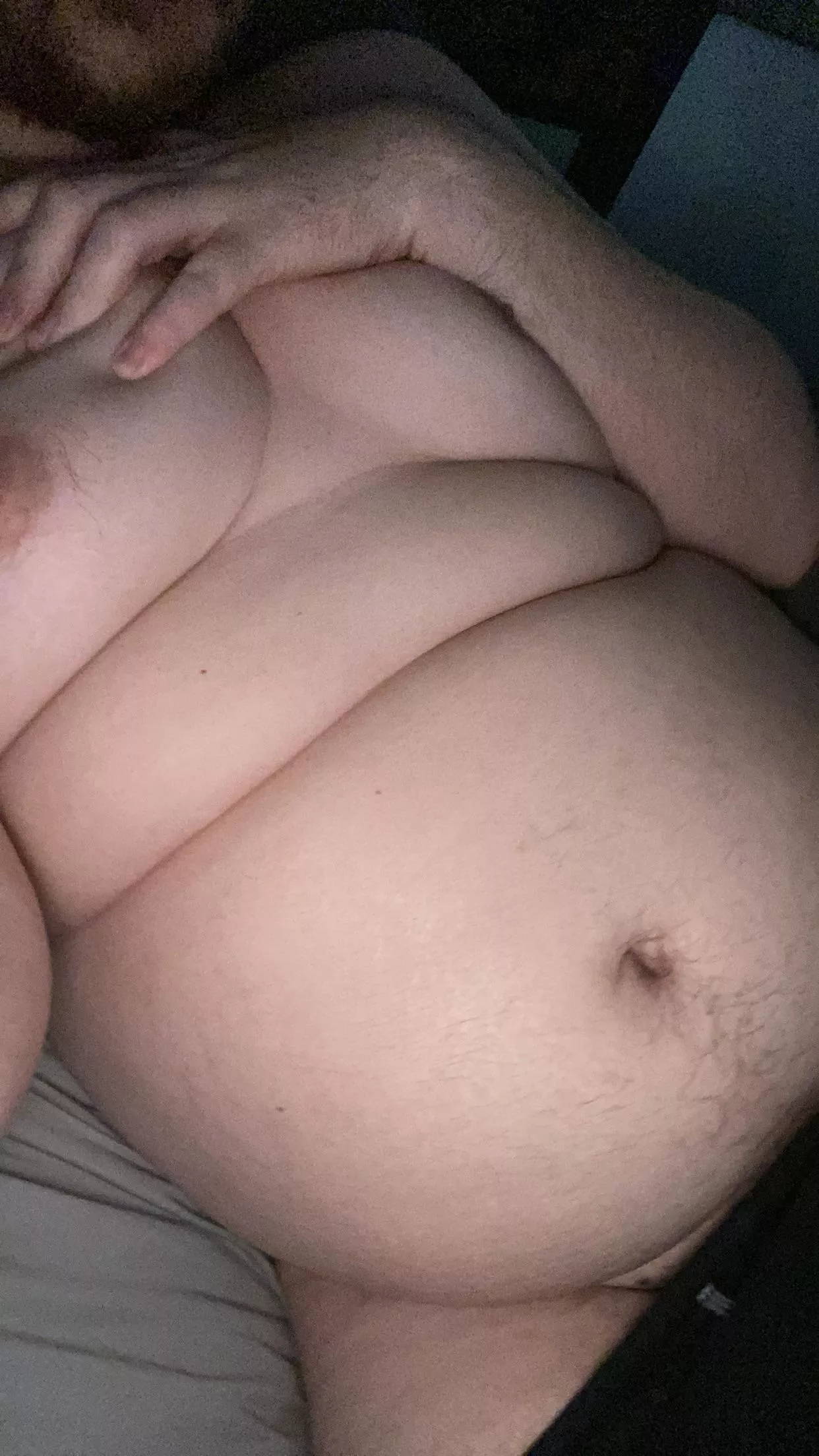 27 chub with big moobs looking for a slim or fit chubby chaser with nice cock 🤤 pics in profile @gayslutchub
