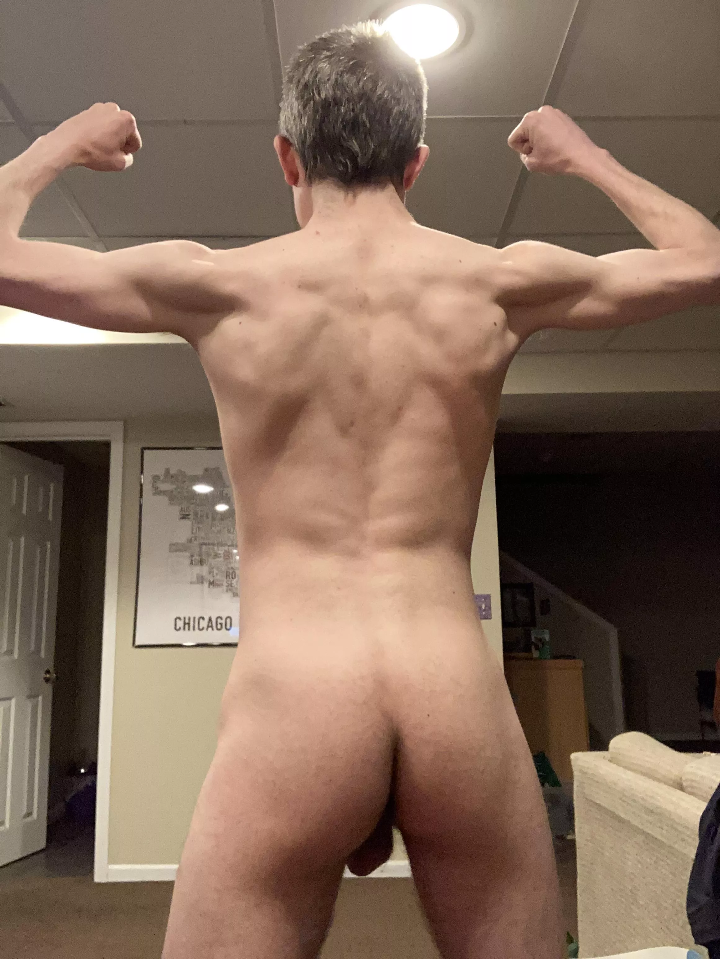 All those butt clenches at work seem to be paying off…