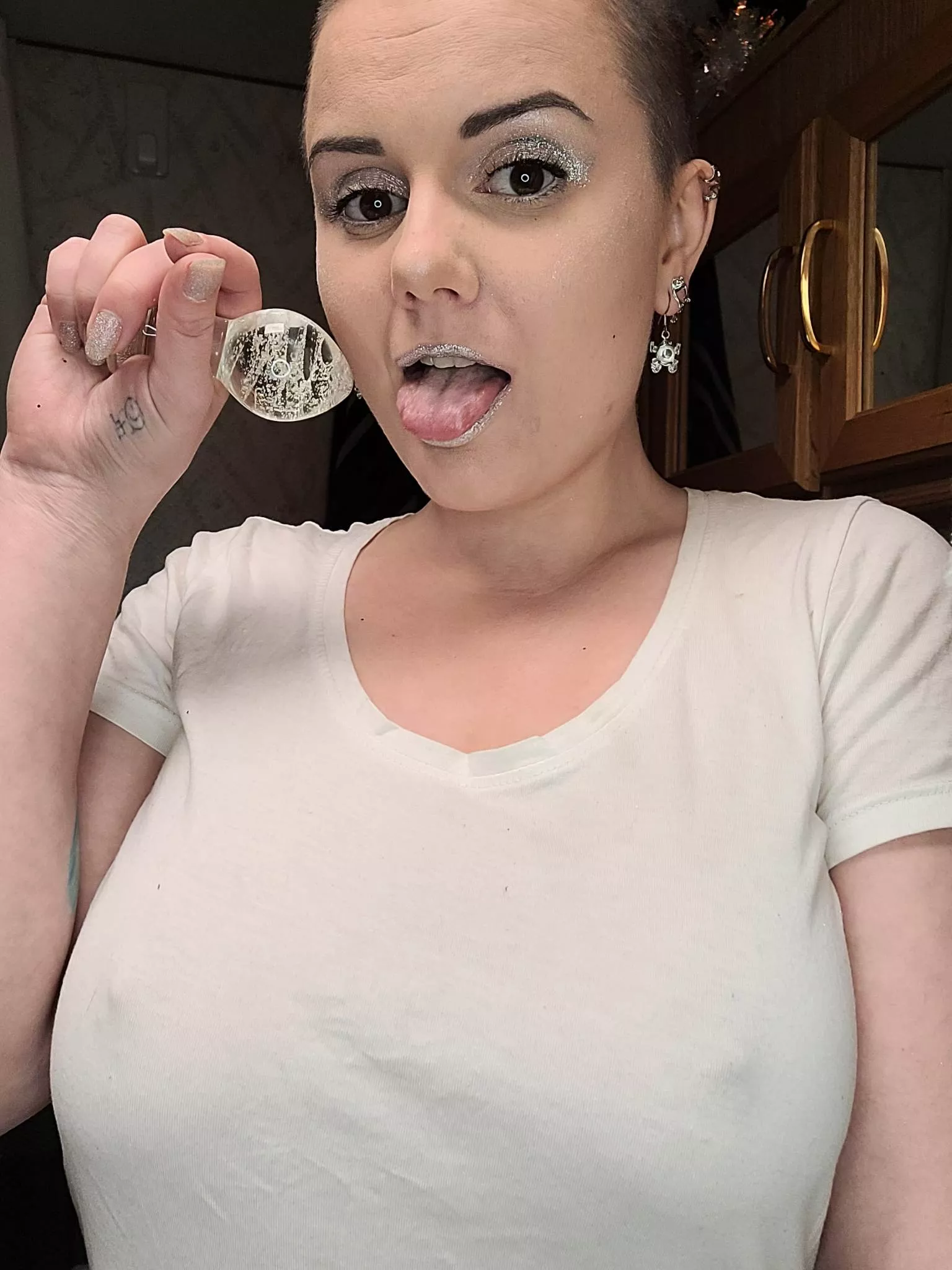 Anything I put in my butt gets slobbered on and sucked first