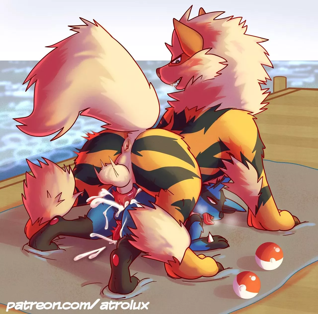 Arcanine x Lucario