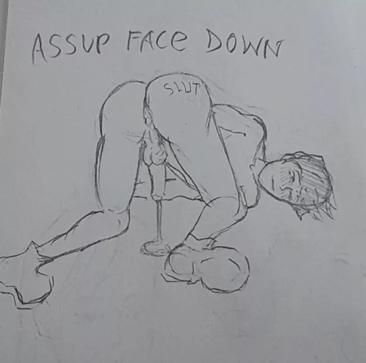 ass up face down